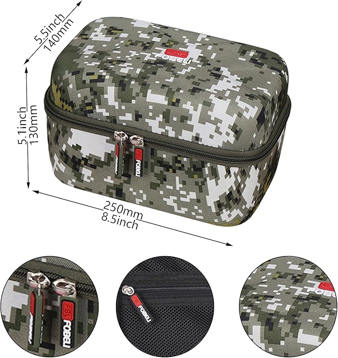 FBLFOBELI Hard Case Compatible with Consciot/for Lepro/for AYL/for Lighting EVER LED Camping Lantern Rechargeable, Tent Flashlight Storage Container (Case Only)