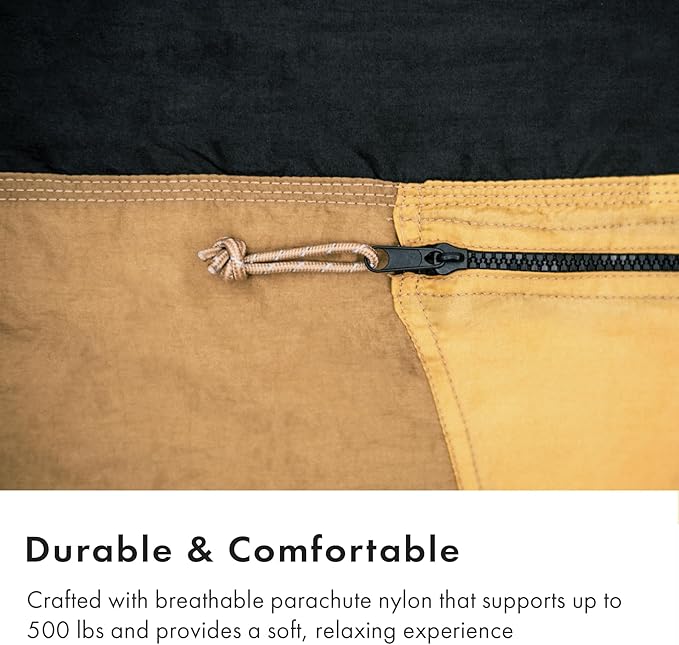 Suparpine I Hammock for Camping with Straps Included (Sand, Single)