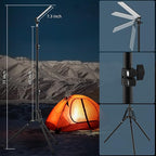 Camping Light, Telescoping Lantern Light, Work Lights with Stand for Garage Mechanics Workshop Outdoor,Adjustable Metal Telescoping Tripod 6Ft