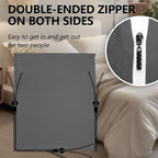 Sleeping Bag Liner,Long Staple Cotton, Adult Sleep Sack & Travel Sheets,Travel Sleep Sack for Backpacking, Hotels & Hostels Lightweight Travel Sheet Camping Sheets,Has Full Length Zipper