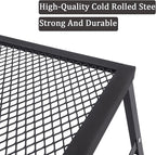 Campfire Grill Grate Over Fire Pit, Folding Campfire Grill Grate Heavy Duty, Fire Pit Cooking Grate for Outdoor Cooking Grill Traveling Picnic