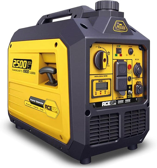 Aceup Energy 2500 Watt Gas Inverter Generator, Portable Generator Quiet for Home use, Camping, EPA Compliant