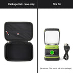 FBLFOBELI Hard Case Compatible with Consciot/for Lepro/for AYL/for Lighting EVER LED Camping Lantern Rechargeable, Tent Flashlight Storage Container (Case Only)