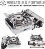 GasOne Emergency Gear Camping Mini Butane Portable Gas Stove with Carrying Case