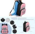 Pink Koala Boys Backpacks for Elementary School Bags for Kids 6-8 with Lunch Box Water Bottle Holder with Strap and Pencil Pouch 4 In 1 Lightweight Shoulder Bags Daypack