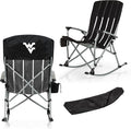 Picnic TIME NCAA Unisex-Adult NCAA Outdoor Rocking Camp Chair, XL Heavy Duty Camping Chair for Adults