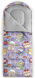 QOOMO Camping Sleeping Bags,3 Season Warm & Cool Weather,Lightweight,Waterproof Sleeping Bags for Adults & Kids,Traveling,and Outdoors,Camping Gear Equipment