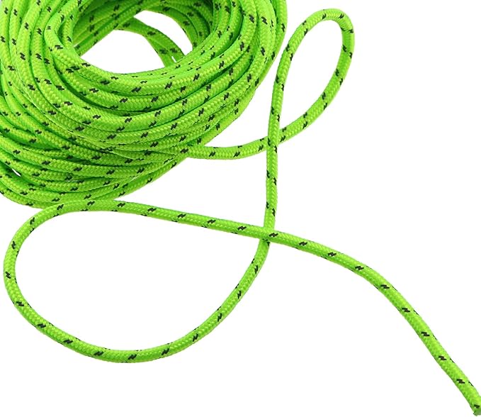 DGZZI 5mm 16.4 Yard Outdoor Camping Luminous Rope Tent Rope Camping Cord Paracord 49 Feet Clothesline