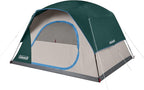 Coleman Skydome Tent with 5 Minute Setup, 2/4/6/8-Person Weatherproof Tent with Rainfly & Carry Bag, 20% More Headroom Than Traditional Canopies