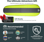 Gear Doctors Oxylus 4.3R-Value Insulated Foam Self Inflating Sleeping Pad Camping—Sleeping Pad Backpacking Air Mattress—Camping Mattress Self Inflating Camp Mat 4 Seasons Sleep Mat—Camp/Floor/Tent/Cot