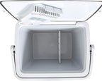 K-Box Electric Cooler and Warmer 34 Qt – Portable Dual-Power 12V Car & 110V Home Unit – Keeps Food & Drinks Hot or Cold – Compact Travel Fridge for Road Trips, Camping, Beach & Tailgating