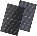BougeRV Bifacial N-Type 300 Watts 16BB Mono Solar Panel, 25% High-Efficiency All Black 12V/24V 300W Solar Panel for RV Camping Off-Grid Home Boat Marine 1 Piece