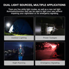 Wurkkos HD50 4000 Lumens Rechargeable Headlamp with Red Light,90CRI Bright LED Headlamp with 6 Modes, Dual Switch and Magnetic Base,IP67 Waterproof USB C Rechargeable Head Lamp for Camping Repairing