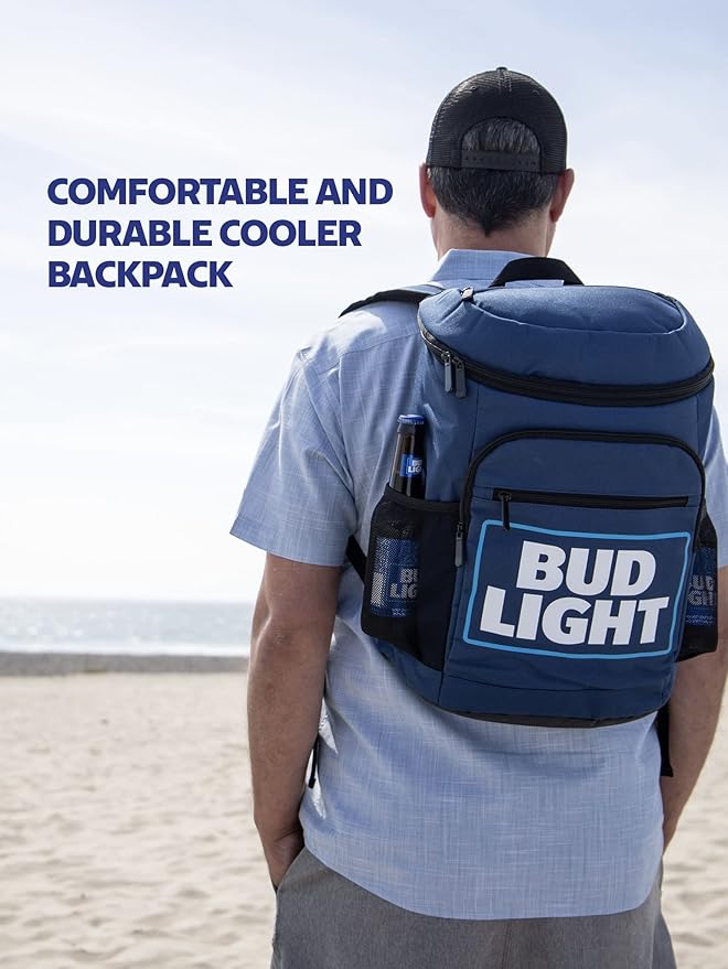 Beer Cooler Backpack Insulated 21 Liter Leak Proof Soft Cooler for Beach Camping Hiking Picnic