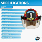 Nightstick XPP-5462GX DICATA® Intrinsically Safe Low-Profile Dual-Light Headlamp