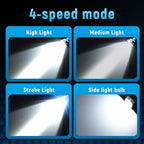 High Power LED Headlamp Separate Design Outdoor Head lamp Waterproof Rechargeable Long Range Headlight Suitable for Camping Hiking Fishing Hunting