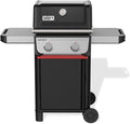 Weber Spirit E-210 Liquid Propane Gas Grill for Outdoor Cooking and BBQ, 2 Burners, Black – Porcelain-Enameled Cast-Iron Grates & Snap-Jet Ignition