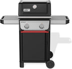Weber Spirit E-210 Liquid Propane Gas Grill for Outdoor Cooking and BBQ, 2 Burners, Black – Porcelain-Enameled Cast-Iron Grates & Snap-Jet Ignition