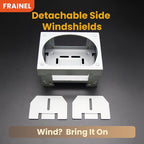 Mini Pocket Stove – Foldable German Style Emergency Furnace, Lightweight Portable Camp Stove for Backpacking, Snow Camping, Survival, Outdoor Cooking | Winter Picks