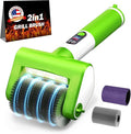 Electric Grill Brush, 2-Speed BBQ Grill Brush with LED Light/Screen Powerful Cleaning 800RPM/4000mAh/2 Brush Heads No Bristle Shedding Rechargeable Lightweight Grill Cleaner for Outdoor/Camping