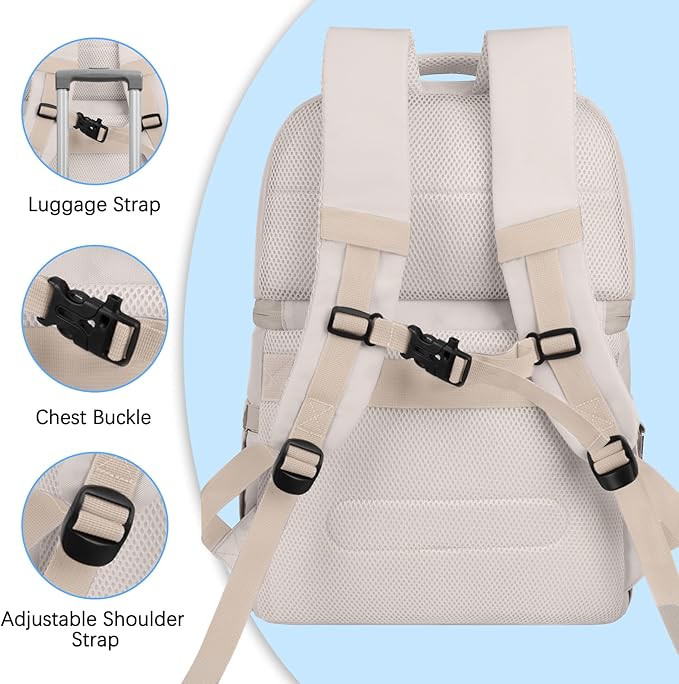 Goloni 40L Insulated Cooler Backpack, Leakproof Lightweight Soft-Sided Cooler with Cooler Compartment