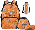 Boys Backpack and Lunch Box Set Crane Elementary School Backpack for Boys Back to School Supplies Back Pack Purse Knapsack for Daycare