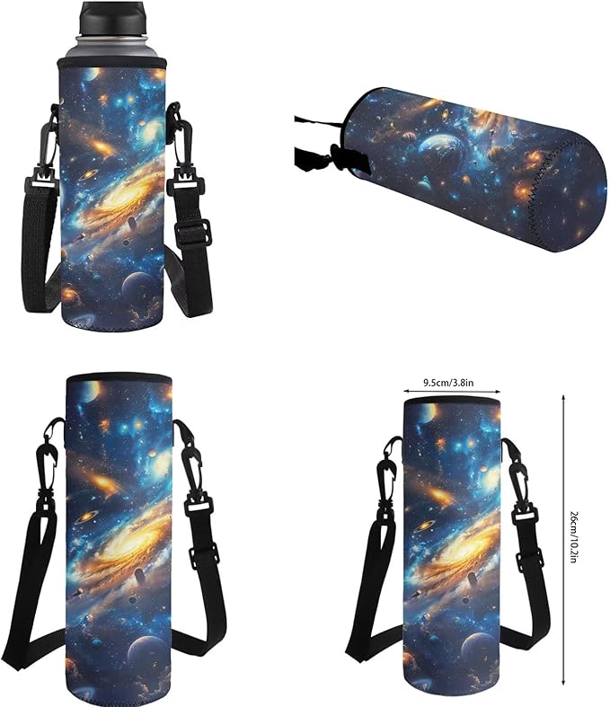 Space Backpack with Lunch Box Blue Bookbag Lightweight Practical Bookbag and Lunch Box Set for Boys 4pcs School Bags for Boys 10-12 Travel Daypack Outdoor Camping Outing