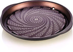 TECHEF - Stovetop Korean BBQ Non-Stick Grill Pan with Agni Portable Gas Stove Burner, Made in Korea (Set w/BBQ Scissors)