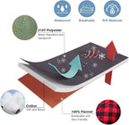 0 Degree Sleeping Bag Cotton Flannel Winter Cold Weather for Adults XXL Sleeping Bag 4 Season Big and Tall with Pillow Compression Sack