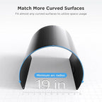 100W Ultra-Thin Flexible Solar Panel 12V, 11BB 23% High-Efficiency ETFE Monocrystalline Panel, 240°Bendable Design for Solar Generator, Power Station, RV, Marine, 5th Wheel, Trailer, Van, SUV