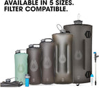 Collapsible Camping Water Storage (2L, 3L, 4L, 6L, 10L) - BPA & PVC Free, Hydration Reservoir Bag, Leak Proof