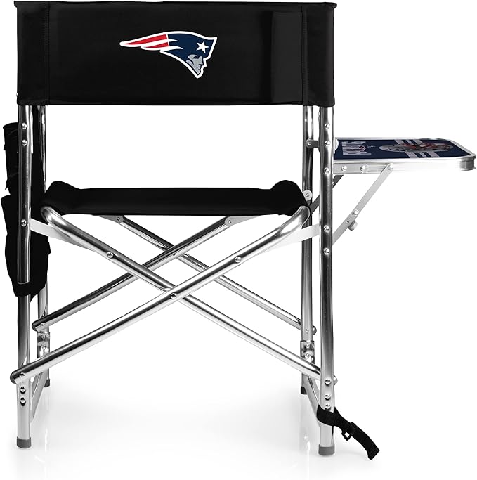 Picnic TIME NFL Unisex-Adult NFL Sports Chair with Side Table, Beach Chair, Camp Chair for Adults