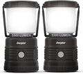 ENERGIZER LED Lantern X1500 (2-Pack), IPX4 Water Resistant Tent Lights, Super Bright Battery Powered Lanterns for Camping, Outdoors, Emergency