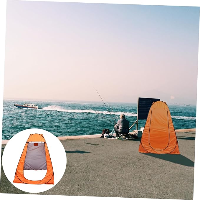 Mipcase Outdoor Camping Tent Heat Retaining Space Quick-Open Changing Portable Inflatable Tent for Beach Fishing Easy to Carry