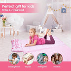 Kids Nap Mat Portable Slumber Bags with Removable Pillow and Blanket for Girls Boys, Lightweight Extra Large Sleeping Bag for Preschool Camping Daycare