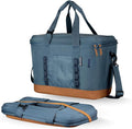 CleverMade Collapsible Insulated Cooler Bag – Leakproof Soft Cooler for Beach, Travel, Car – Bottle Opener