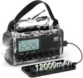 Emergency Radio 12000mAh AUTO NOAA Weather Radio, Solar Hand Crank Portable AM/FM Shortwave Radio with Rechargeable Battery Powered, Flashlight, Reading Lamp, SOS Alarm for Indoor Outdoor Emergencies