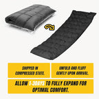 YELLOW JACKET Folding Camping Cot for Adults,600LBS Max Load,28" Wide Sleeping Cot with Removable Thick Mattress Portable Foldable Camping Bed with Carry Bag for Camp,Home,Office,Travel,Black