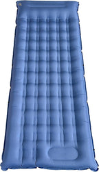 Sleeping Pad for Camping - Thick Camping Mattress with Pillow, Built-in Foot Pump, Compact Portable Camping Mat for Backpacking, Hiking, Car Traveling, Beach, Tent