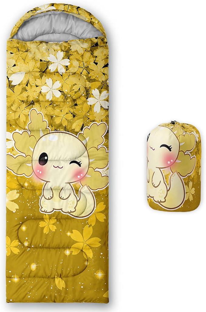 QOOMO Camping Sleeping Bags,3 Season Warm & Cool Weather,Lightweight,Waterproof Sleeping Bags for Adults & Kids,Traveling,and Outdoors,Camping Gear Equipment