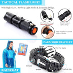 EMDMAK Survival Kit Outdoor Emergency Gear Kit for Camping Hiking Travelling or Adventures