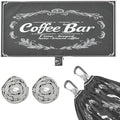 Coffee Bar Finely Home Camping Hammock Single Portable Hammocks 330 lbs Capacity with 2 Tree Straps and Attached Carry Bag,Perfect for Outdoor,Indoor,Beach,Camping,Travel