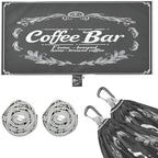 Coffee Bar Finely Home Camping Hammock Single Portable Hammocks 330 lbs Capacity with 2 Tree Straps and Attached Carry Bag,Perfect for Outdoor,Indoor,Beach,Camping,Travel