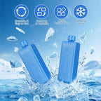 Angoily Reusable Ice Packs for Fan Air Cooler Portable Ac Ice Packs 4.53X1.57X1.18 Inches Cooling Blocks for Evaporative Air Conditioner and Camping Cooler Accessories