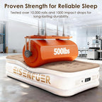Air Mattress Twin XL (Extra Long) with Built-in Pump – 18" Raised Inflatable Bed with High Speed Built-in Pump, colchón inflable, Carry Bag, Cozy Guest Air Bed for Sleepovers, Glamping, Moving