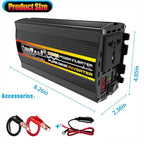 50W Portable Solar Panel Kit with 3000W Inverter, USB Port & 50A Controller - Ideal for Camping, Picnic, and Emergency Power Supply (DC12V-AC110V/220V)