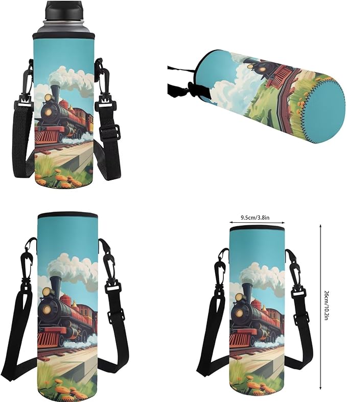 Train Backpack and Lunchbox Backpack for School Boys Lightweight Trendy Bookbag and Lunch Box Set for Boys 4pcs School Bags for Boys 10-12 Hiking Daypack Outdoor Travel