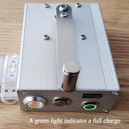 Portable Hand-Crank Generator with LED USB Light, 5V/1A Output Aluminum Body Emergency Charger for Camping, Hiking & Power Outages(1pc)