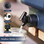 3.2 Gallon/5 Gallon Water Containers with Spigot, BPA Free Water Jug, Military Green Water Tank, Multifunction Water Storage Containers for Camping Outdoor Hiking,Emergency Stroage
