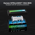 12V 100Ah Bluetooth LiFePO4 Battery, Deep Cycle Group 31 Lithium RV Batteries Built-in 100A BMS with Low-Temp Protection, 12.8 Volt Lithium Battery for Rv Camping, Home Solar System, Off-Grid